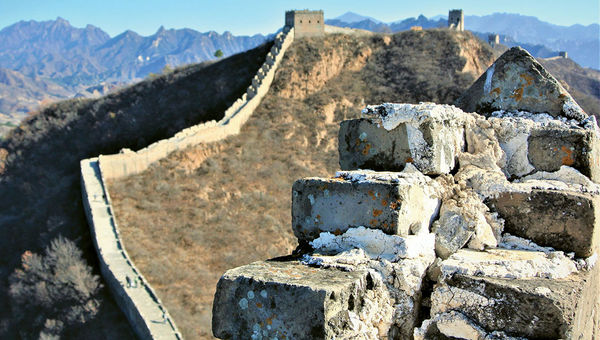 The Jinshanling section of the Great Wall. The Jinshanling section of the Great Wall.