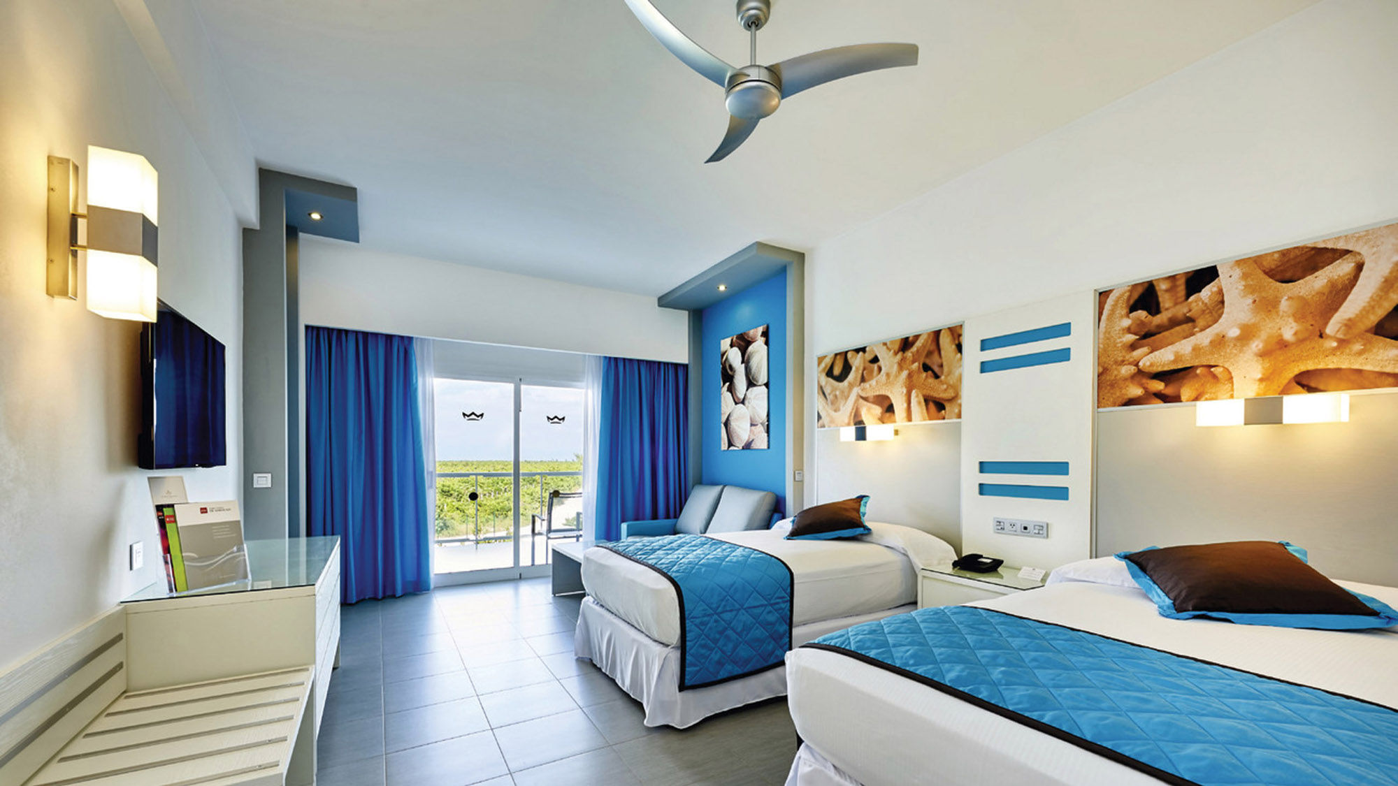 A double room at the Riu Dunamar in the growing Costa Mujeres region of Cancun.