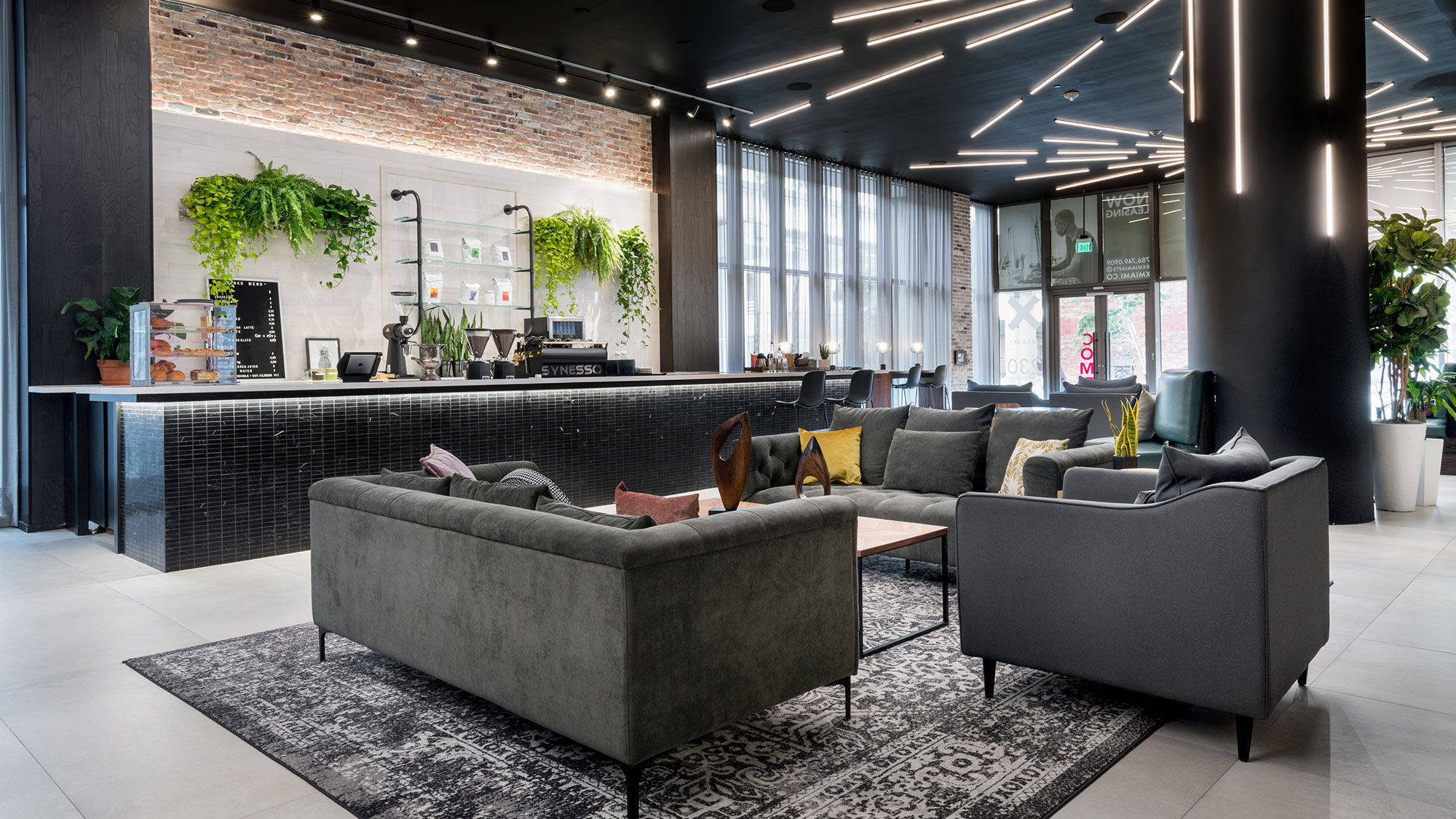 The Guild's lobby in its Miami property.