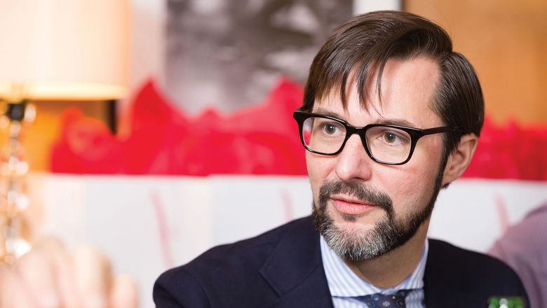 Nathan Lump at Travel Weekly's 2018 Consumer Editors Roundtable.