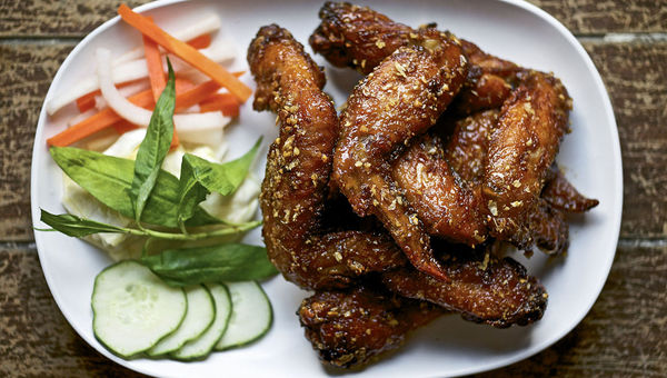 Ike’s Vietnamese Fish Sauce Wings, a favorite at Pok Pok Wing. Ike’s Vietnamese Fish Sauce Wings, a favorite at Pok Pok Wing.