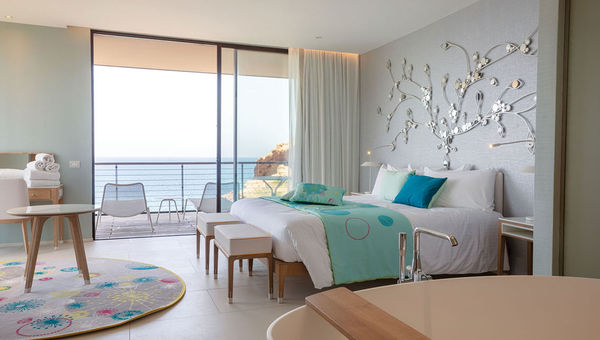 A guestroom at the Club Med Cefalu. A guestroom at the Club Med Cefalu.