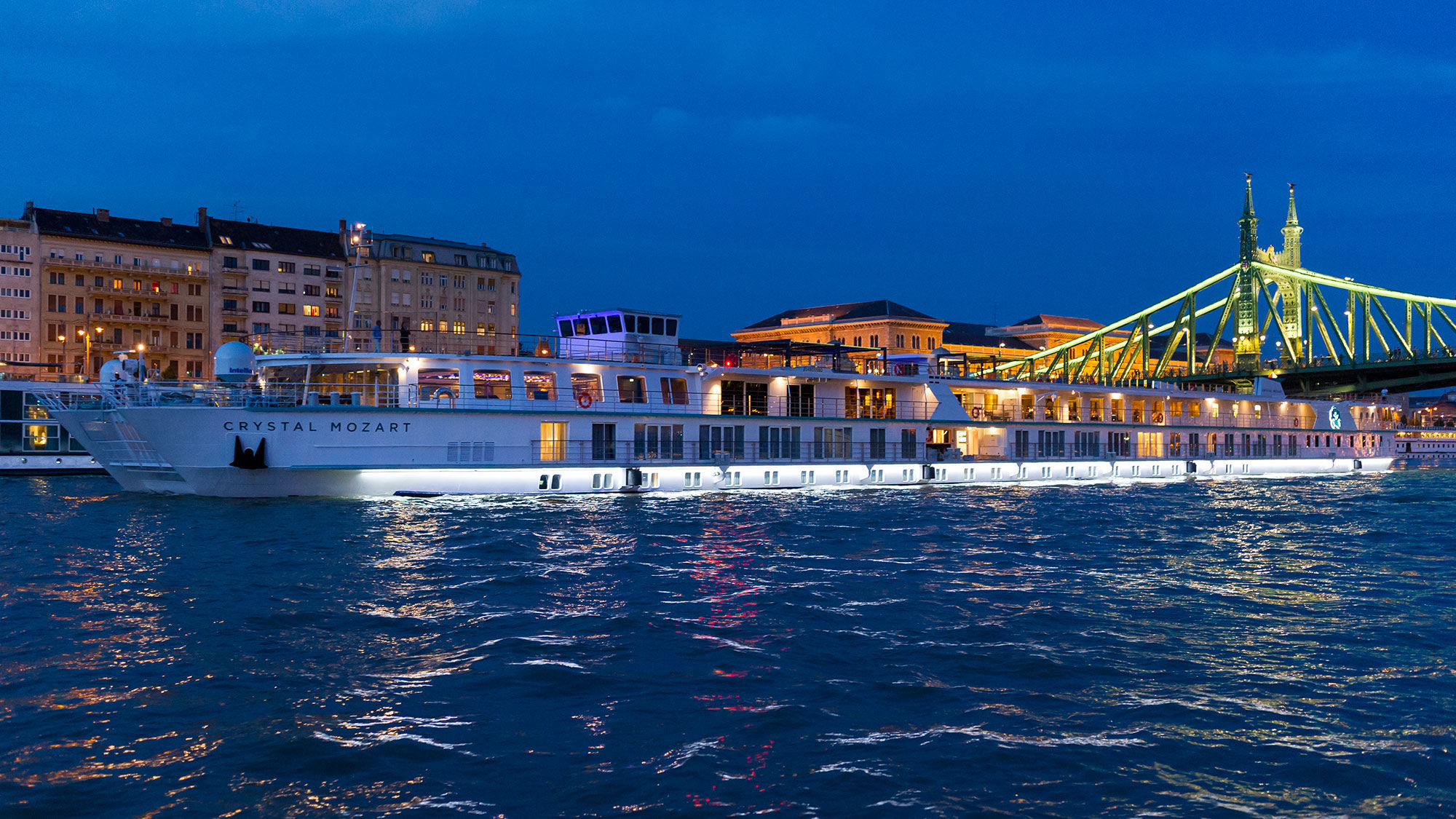 The Crystal Mozart is one of Crystal's five river ships.