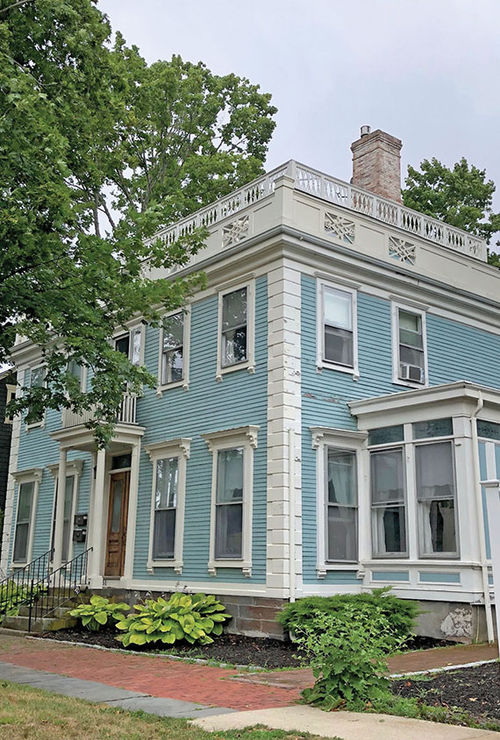 A 19th-century wooden house in Bristol, R.I., the hometown of an America’s Cup champion shipbuilder. A 19th-century wooden house in Bristol, R.I., the hometown of an America’s Cup champion shipbuilder.