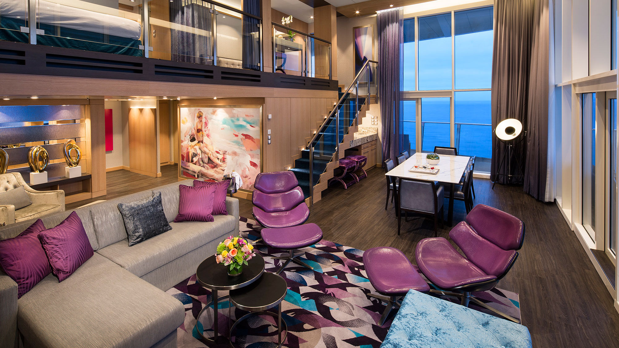 A Royal Loft Suite on Royal Caribbean's Harmony of the Seas.