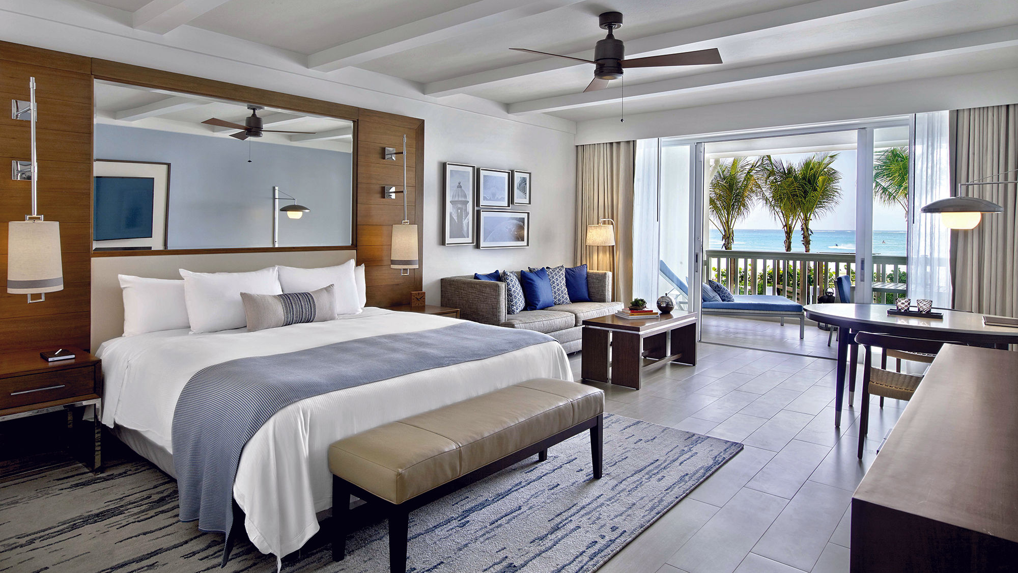 An ocean villa at El San Juan Hotel.