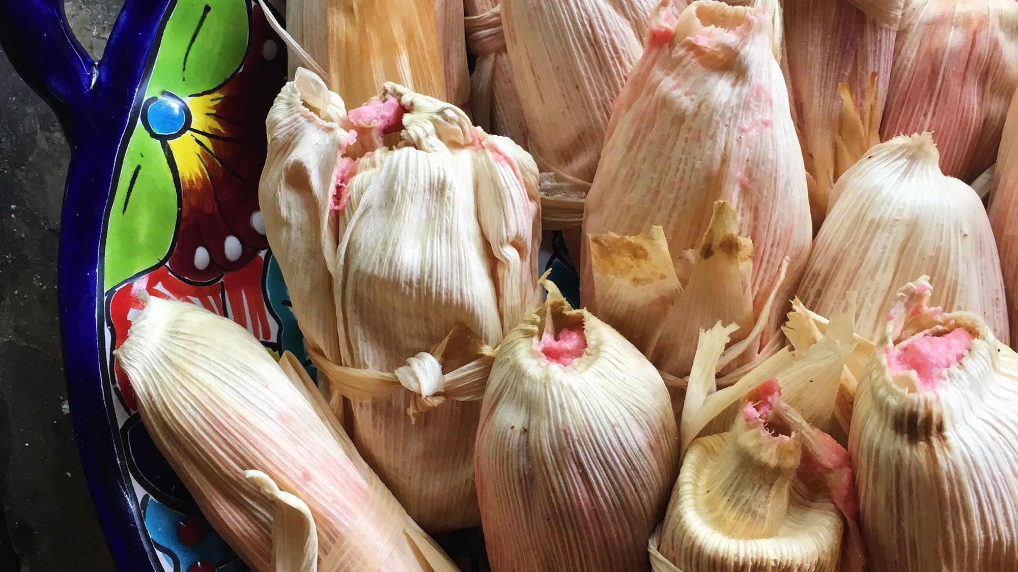 Dessert tamales prepared during a Mexico Lindo Cooking class.