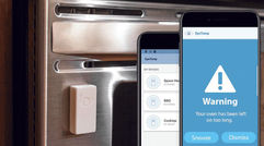 What's New, What's Hot is Travel Weekly's look at useful and fun travel gadgets, edited by Joe Rosen. First up, the EyeTemp Home Protector device, which is designed to prevent disasters such as home fires and floods rather than just detect them after the fact. If it detects trouble, the device will alert you or nearby friends of the problem. According to the manufacturer, EyeTemp is made to monitor appliances such as stoves/cooktops, dryers, refrigerators and electrical heaters. It can also detect water leaks before they become floods.