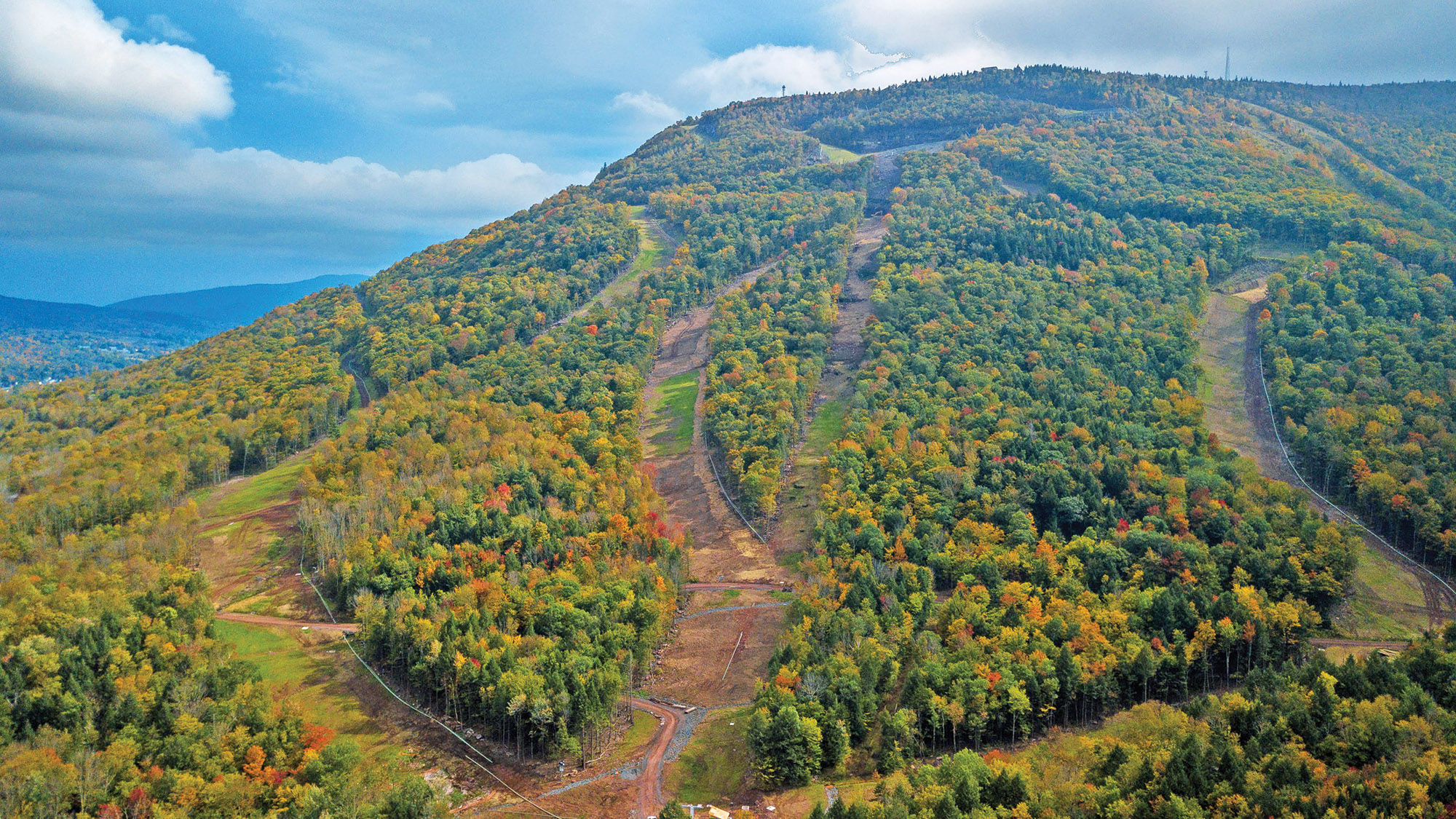 The new North Mountain section of Hunter Mountain in New York features five trails and 80 acres of skiable terrain.
