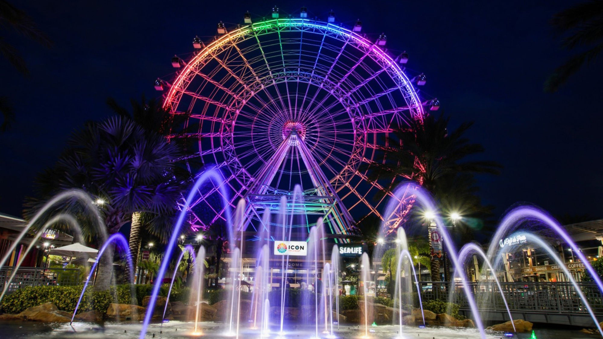 Icon Orlando is part of the Icon 360 shopping, dining and entertainment complex on International Drive.