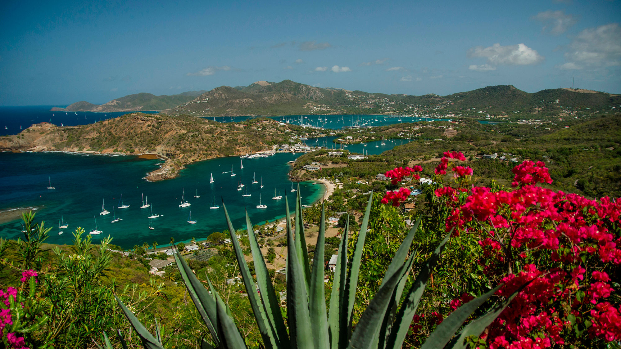 View of English Harbour from Nelsons Dockyard.