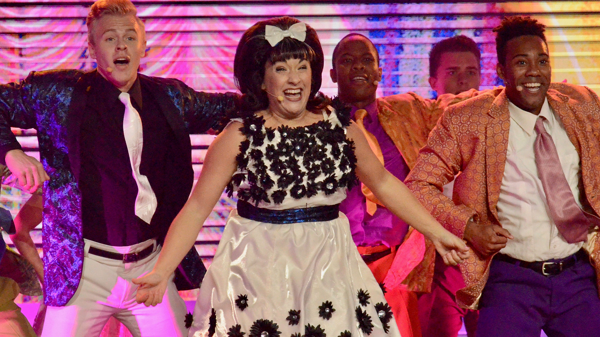 Royal Caribbean previewed "Hairspray" at CruiseWorld 2018.