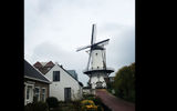 A windmill that is now a multi-million home in Willemstad, Netherlands.