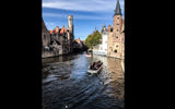 A canal cruise through the Belgian city of Bruges.