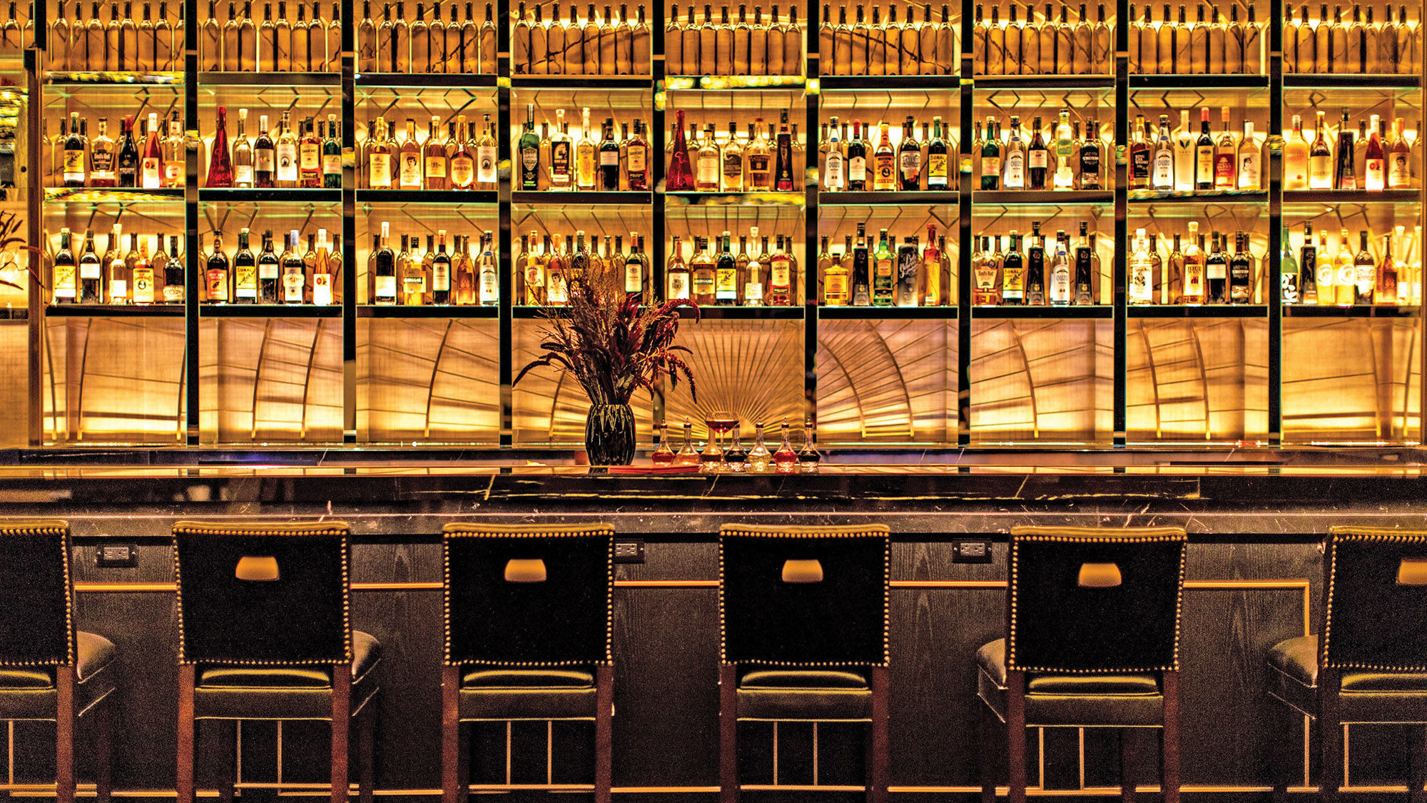 The NoMad Bar serves a full array of classic and original cocktails, including large format “cocktail explosions” meant to serve a crowd.
