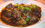 Wagyu braised short ribs at Coyaba restaurant, the second stop on the festival's Gourmet Safari.