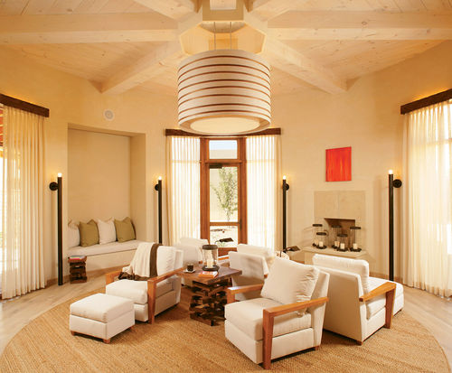 The spa at the Four Seasons Resort Rancho Encantado Santa Fe in New Mexico. The spa at the Four Seasons Resort Rancho Encantado Santa Fe in New Mexico.