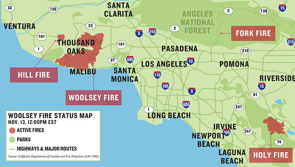 A mass shooting, then wildfires alter daily reality for agents in California