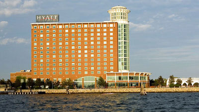 The Hyatt Regency Boston Harbor.