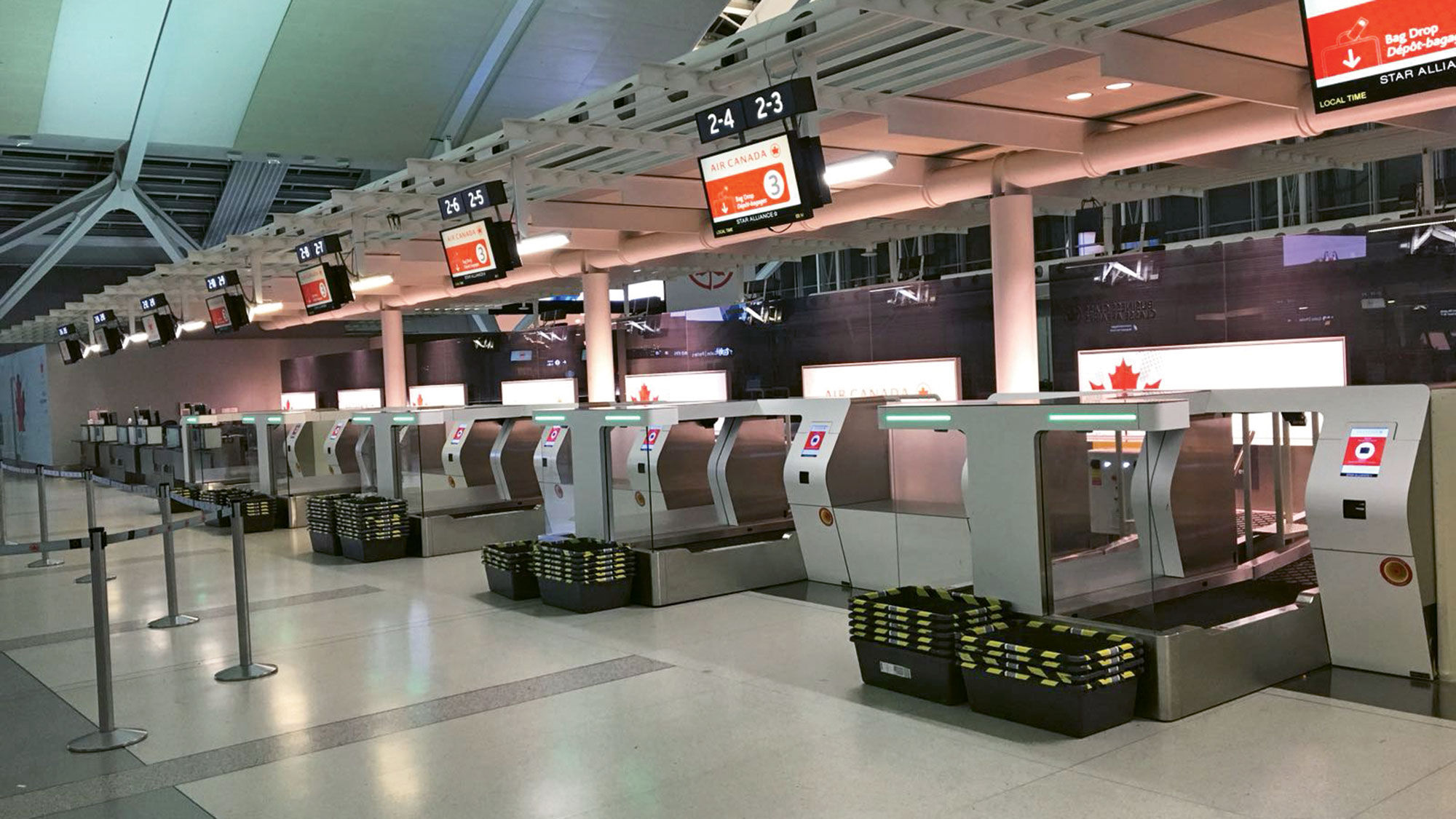 Toronto is among the Canadian airports that have embraced self bag drop.