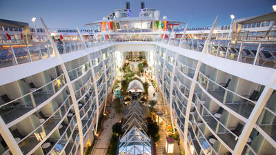 The Central Park neighborhood on Harmony of the Seas.