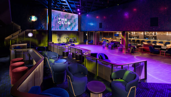 The Club on Celebrity Edge is a multi-purpose space.