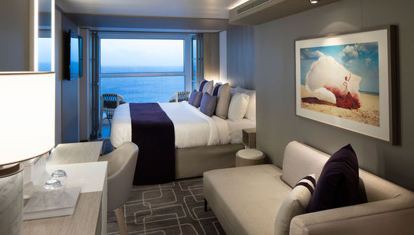 The Infinite Veranda converts floor-to-ceiling windows into balconies at the touch of a button.