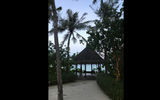 A hut with swing for relaxing at Four Seasons Resort Maldives Kuda Huraa.