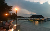 Sunset at Four Seasons Resort Maldives Kuda Huraa.