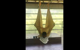 Jitendra Digraje teaches an anti-gravity yoga class at the wellness center at the Four Seasons Resort Maldives Landaa Giraavaru.