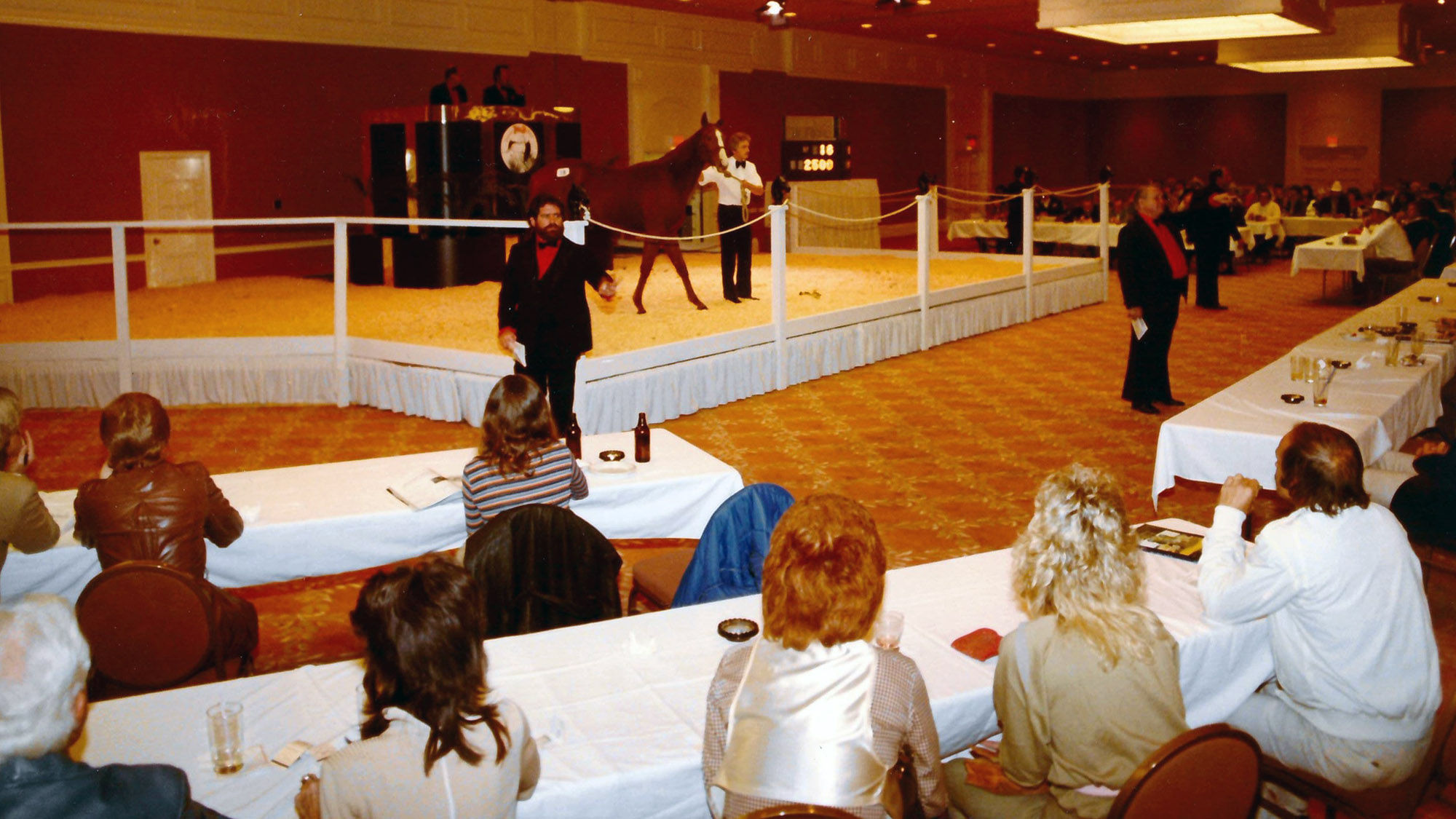 During the 1970s the Plaza Hotel and Casino hosted horse auctions in its ballroom. The hotel will revive that tradition in December.