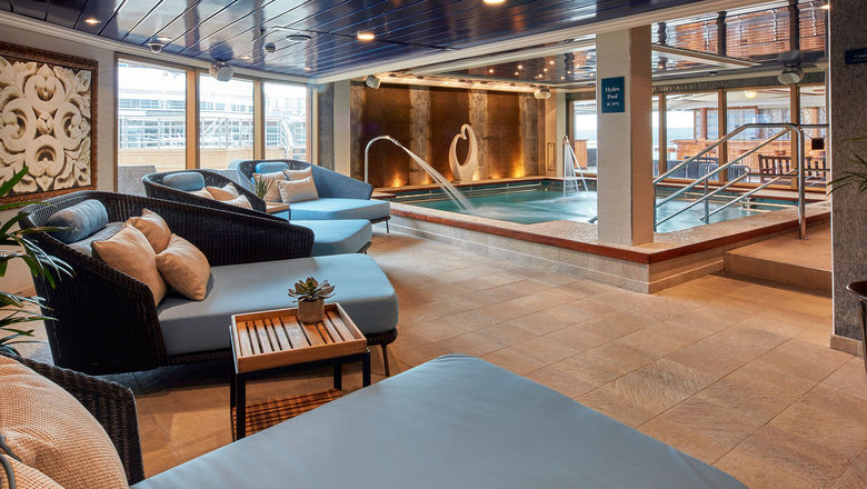 Mareel's redesigned hydro pool on the Queen Elizabeth.