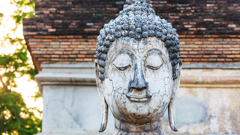 A Buddha statue in Thailand.