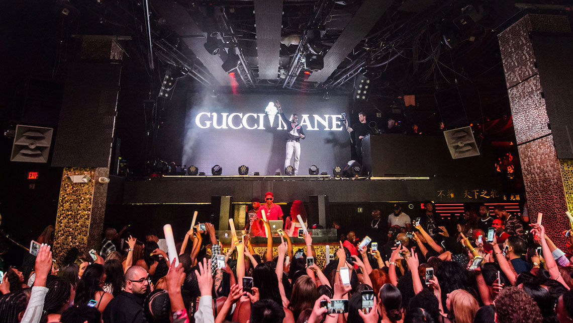 At Tao, Gucci Mane will host the end-of-year festivities while the crowd enjoys an open bar, appetizers and a midnight toast.
