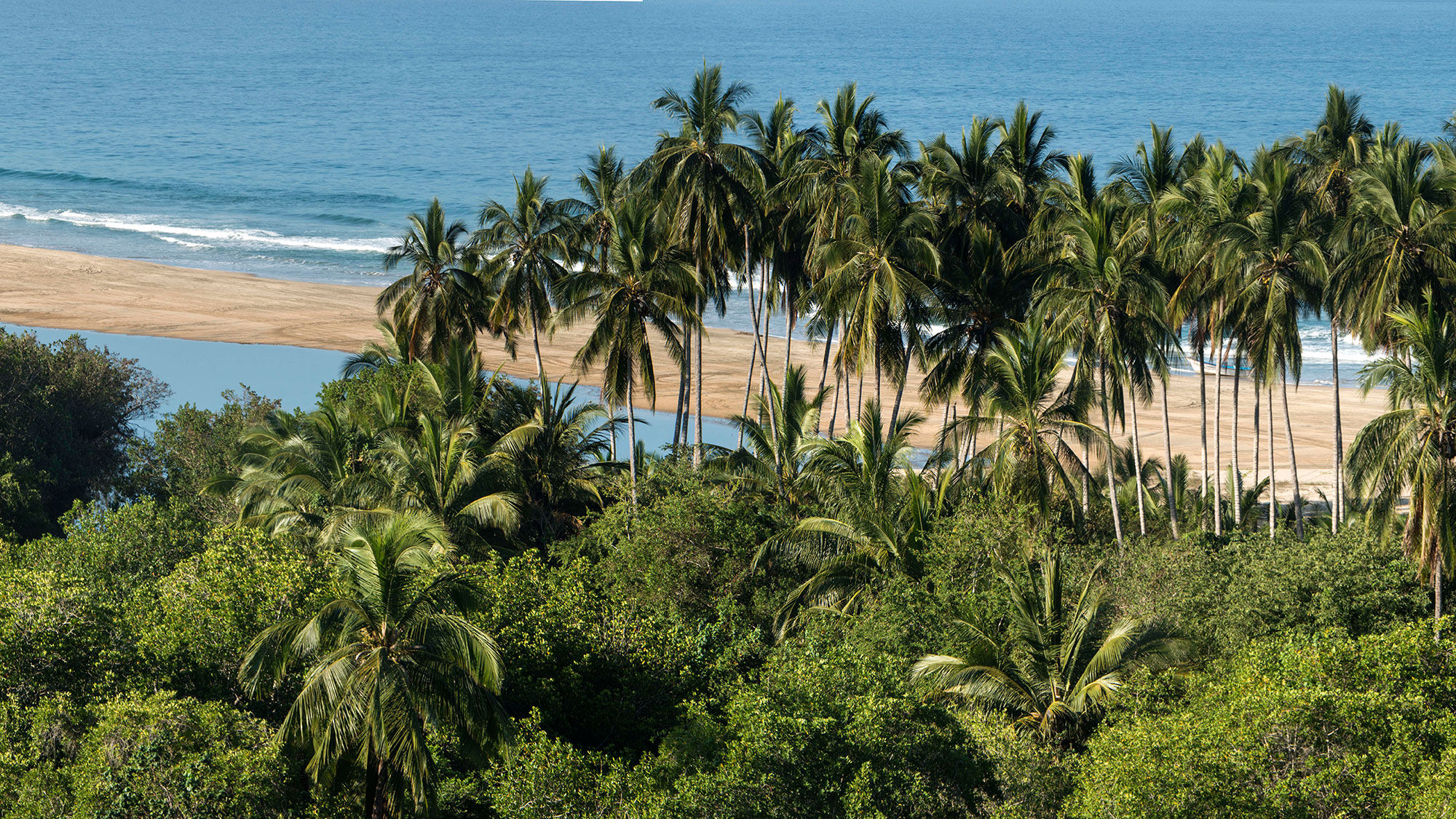 The beach area that will be part of the Ritz-Carlton Reserve Riviera Nayarit.