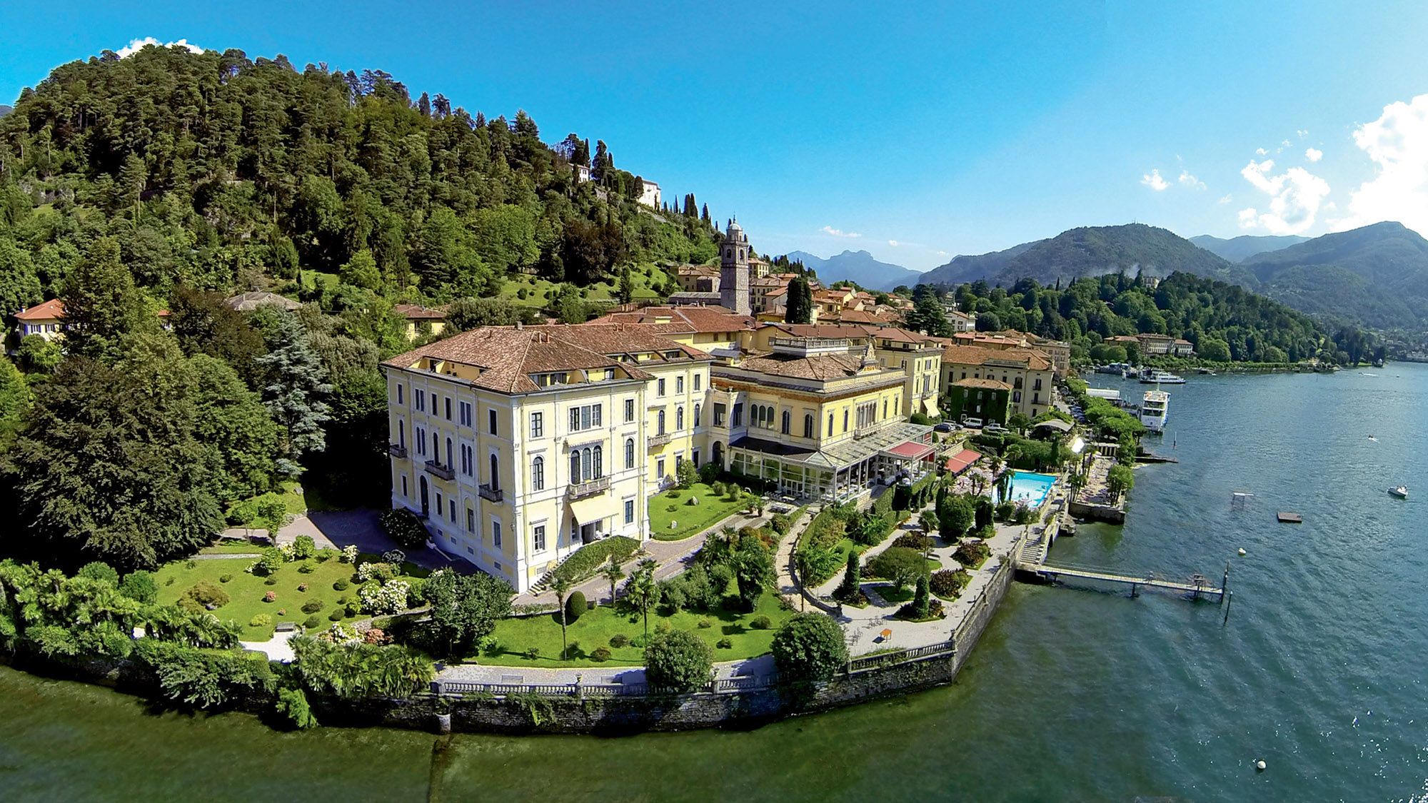 The Grand Hotel Villa Serbelloni was built in 1853 as a summer villa for an affluent Milanese family.