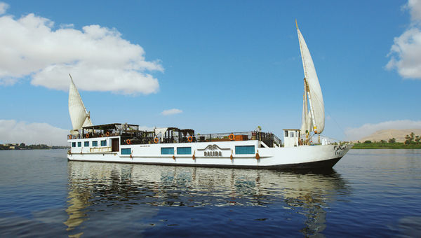 The Dalida, one of Heritage Tours' two private dahabiyas for Egypt sailings.