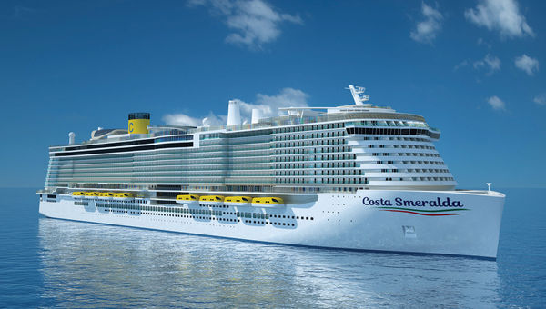 A rendering of the Costa Smeralda, the biggest ship due for delivery in 2019.