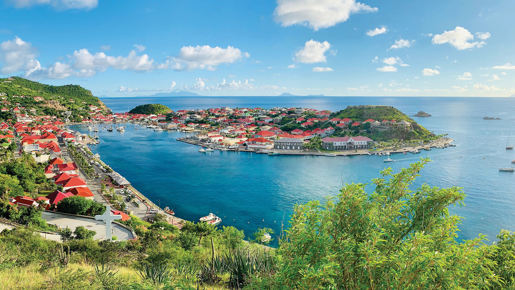Gustavia harbor on St. Barts.