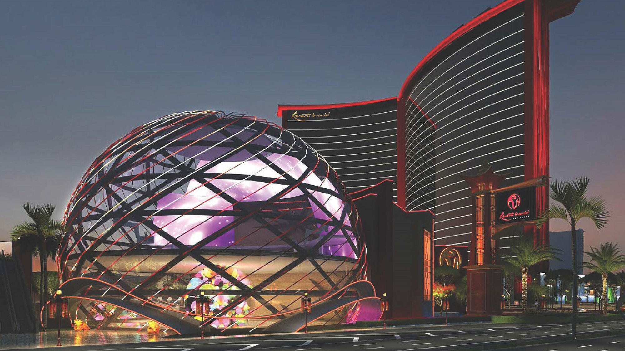A rendering of the Resorts World Las Vegas.