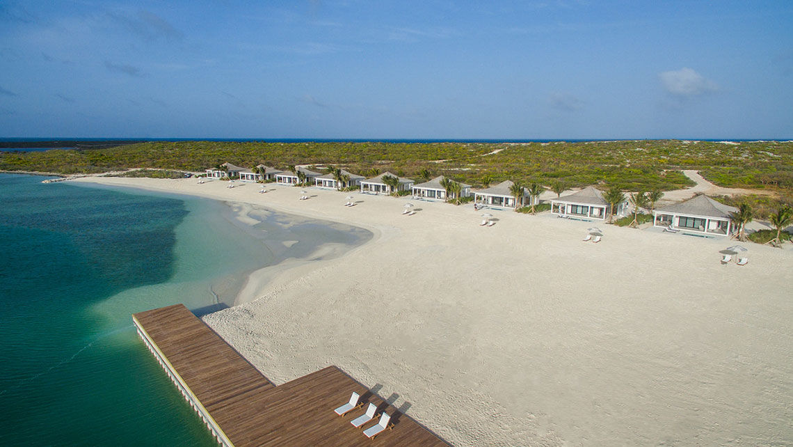 Ambergris Cay, a private island resort in Turks and Caicos, opened in December.