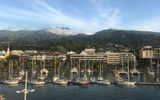 The port of Papeete, Tahiti, home base for the Paul Gauguin.