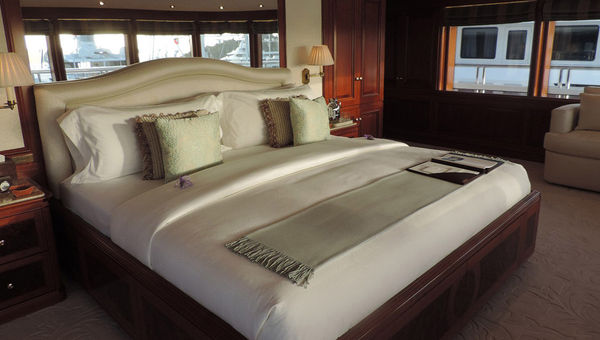 A cabin on an Ocean Scape charter vessel. A cabin on an Ocean Scape charter vessel.