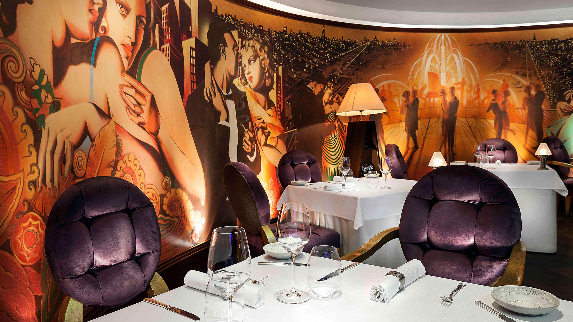 The Alcron Restaurant at the Alcron Hotel Prague.