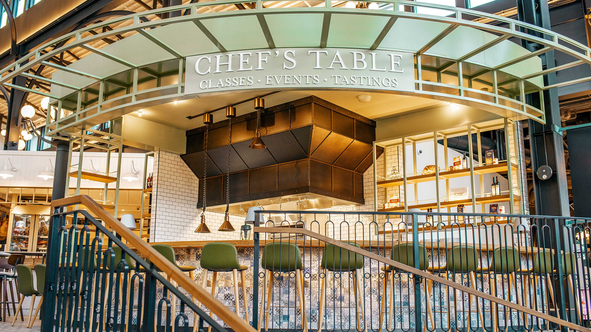 Exclusive to Eataly Las Vegas, the Chef's Table enables guests to book a private cooking lesson and meal with the Italian market's executive chef.