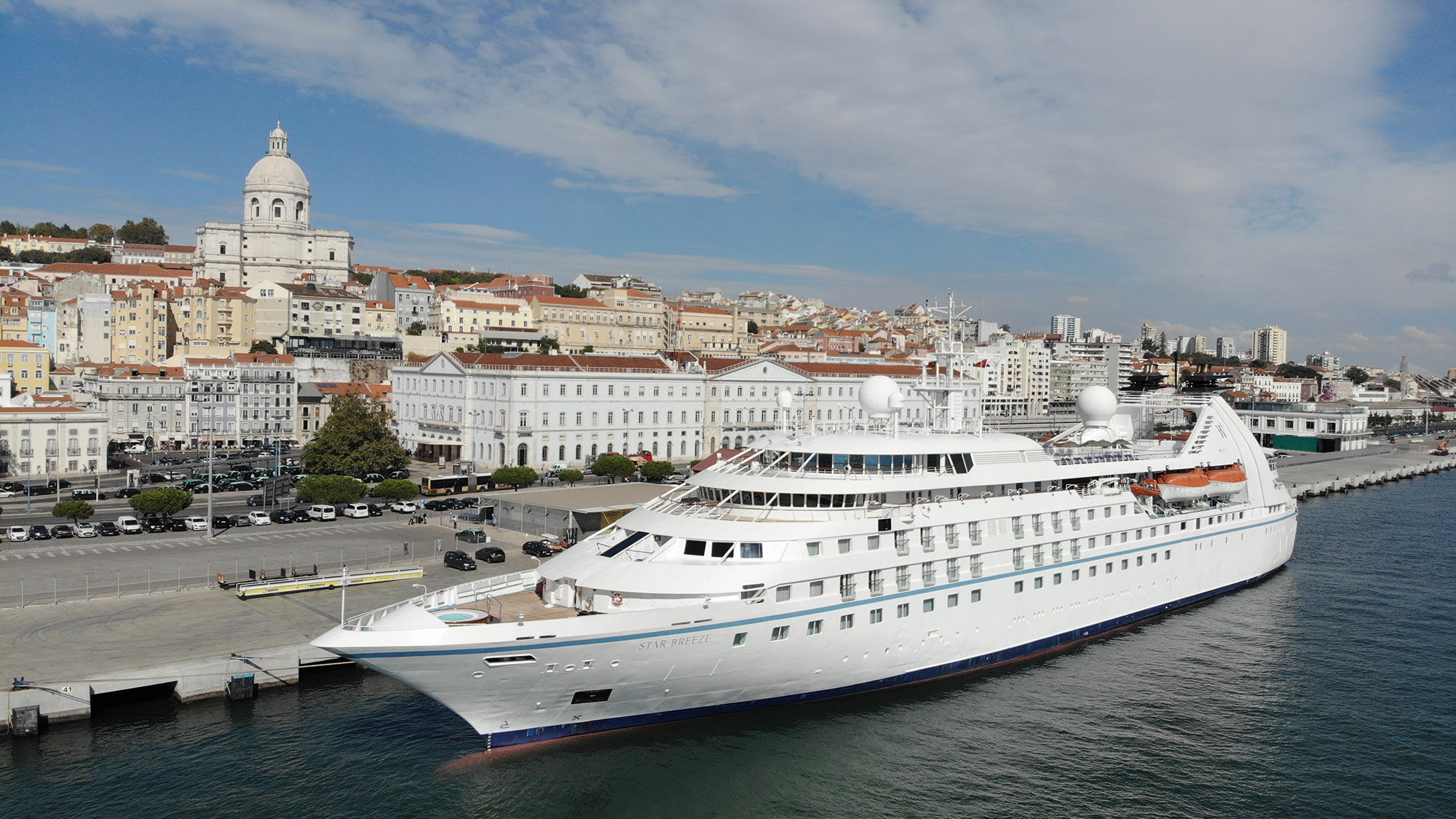 Windstar's Star Breeze in Lisbon.