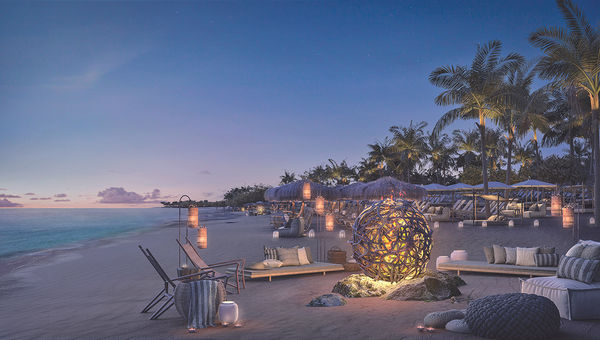 A day at the Beach Club will wind down with a bonfire on the beach.