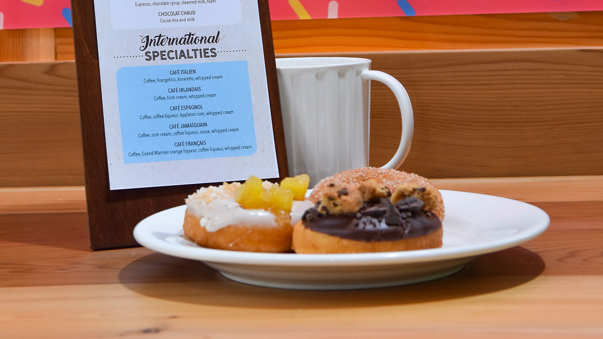 The donut menu debuts at Sandals Royal Barbados.