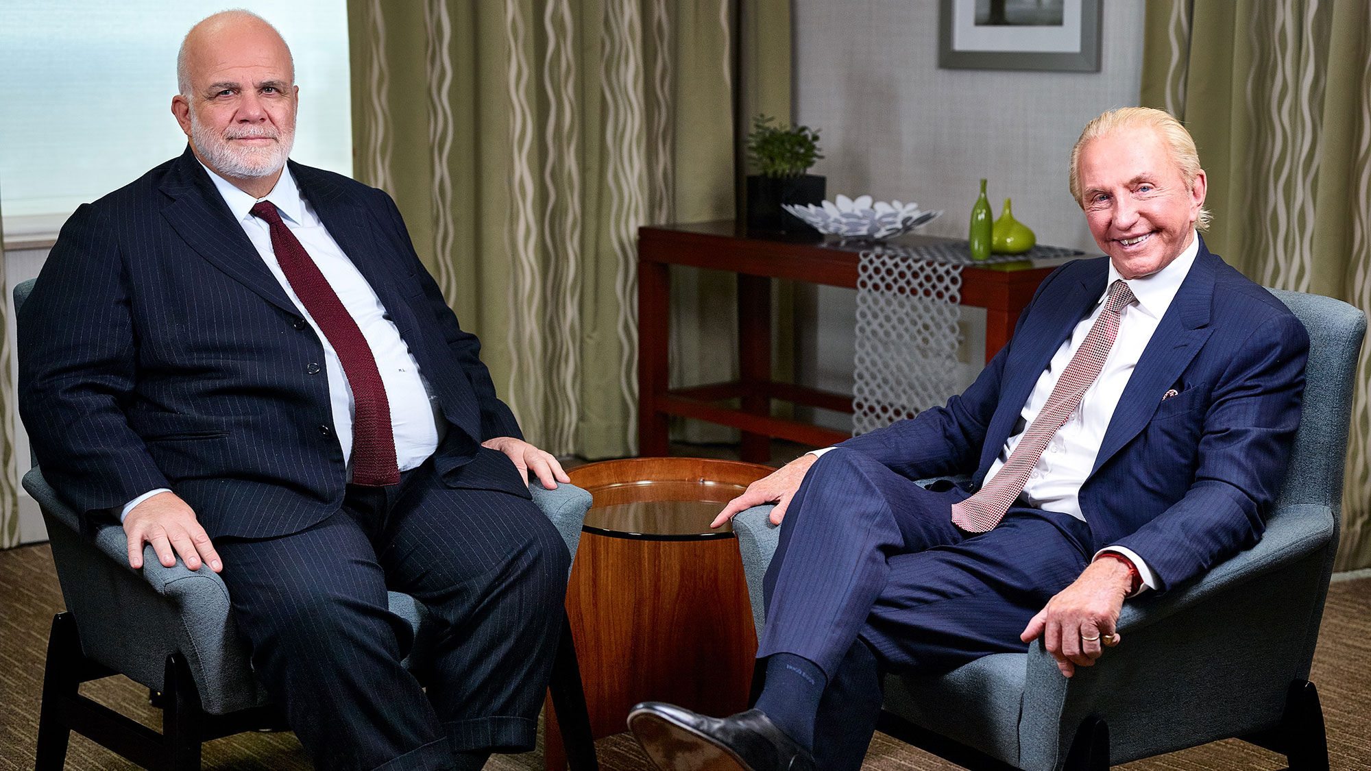 Manfredi Lefebvre d'Ovidio (left) will own 85% of Abercrombie & Kent, and Geoffrey Kent will own 15%.