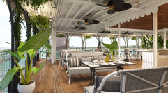 The Jewel's al fresco dining area.
